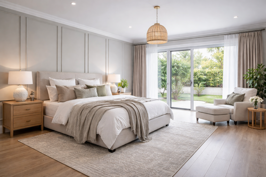 New modern bedroom extension